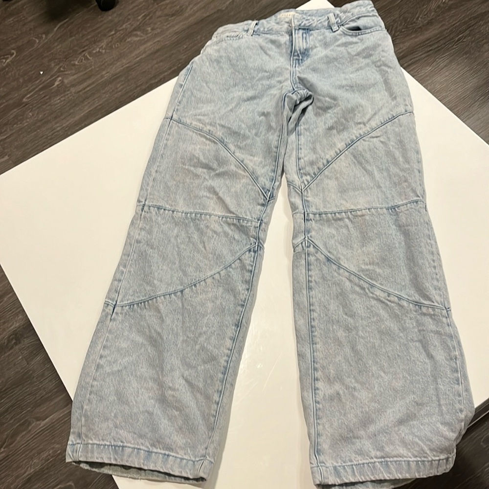 Pacsun wide leg patchwork jeans, size 25